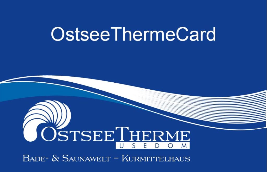 OstseeThermeCard der OstseeTherme Usedom im Seebad Ahlbeck, Rabattkarte